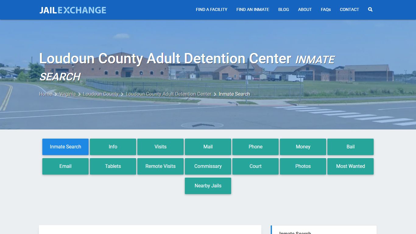 Loudoun County Adult Detention Center Inmate Search